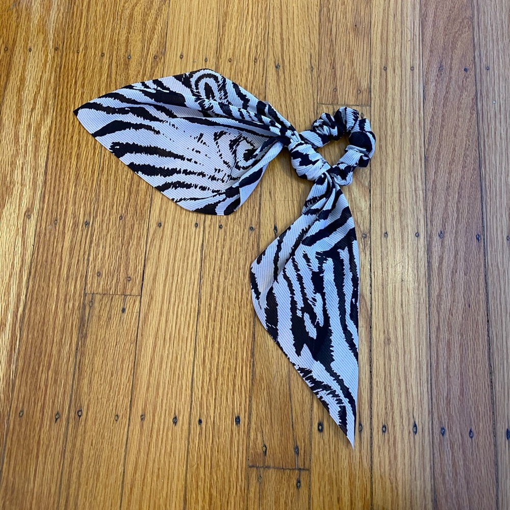 Zebra Print Hair Tie Anthropologie